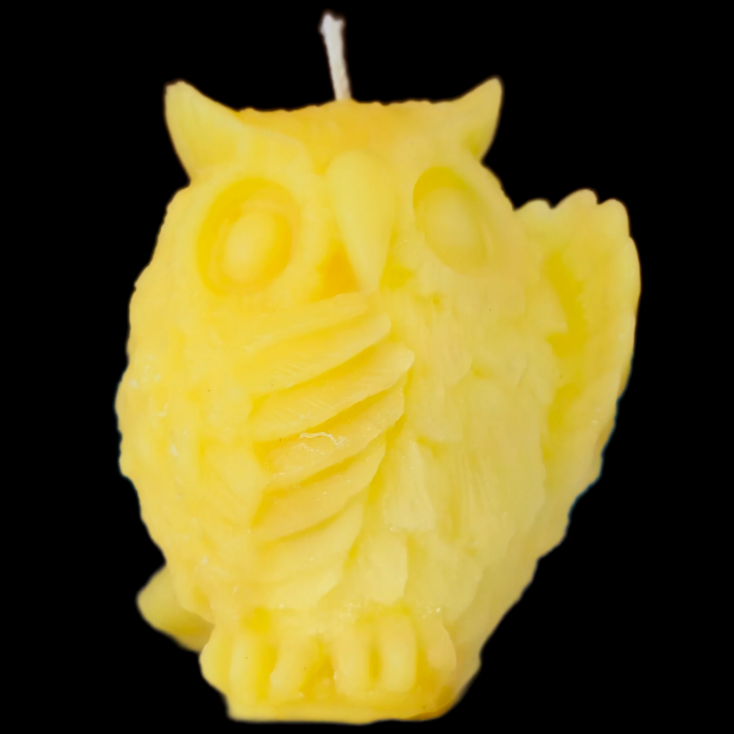 Owl Beeswax Candle