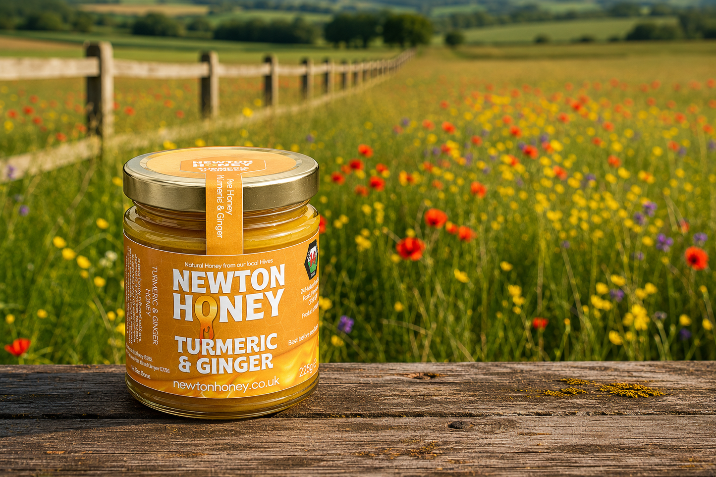 Turmeric & Ginger Infused Honey – 225g Jar
